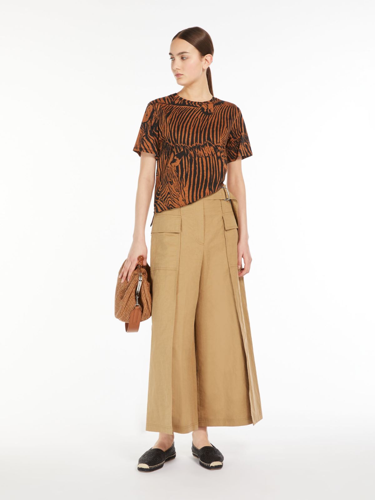 T-shirt in jersey di cotone organico