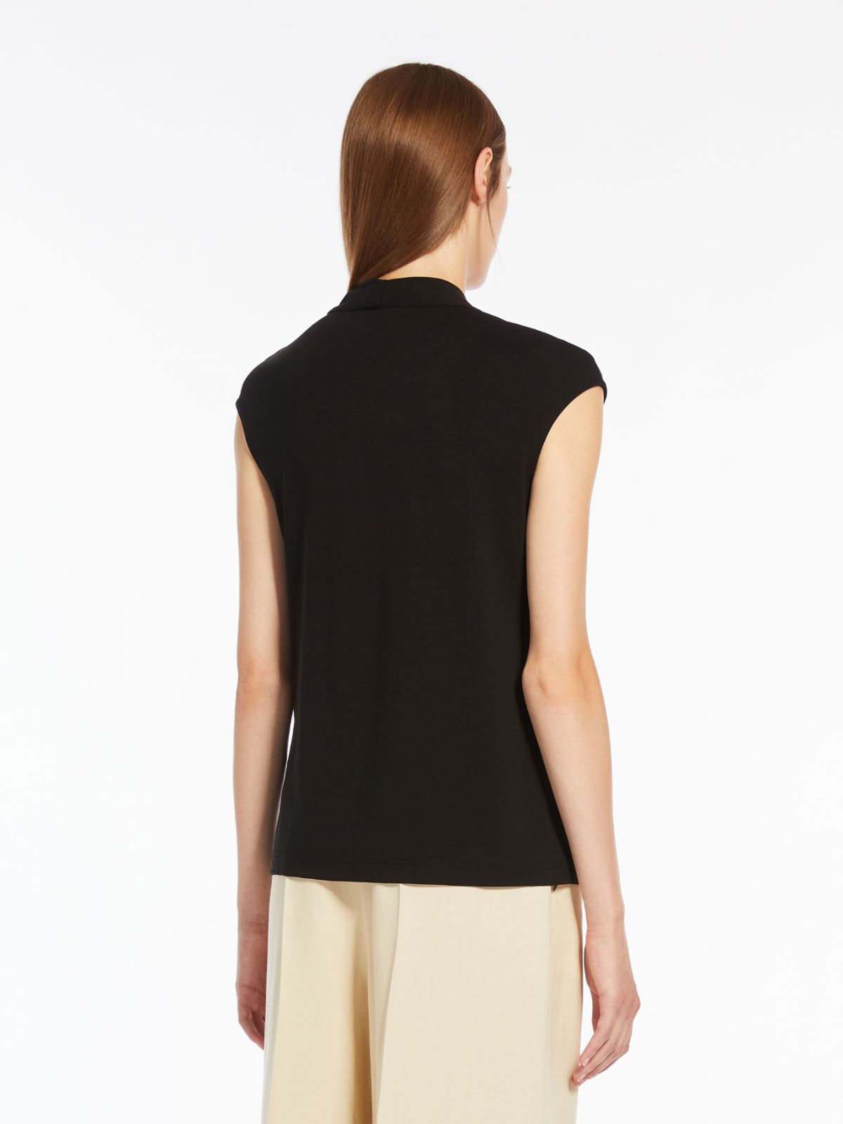 Top in jersey di lyocell