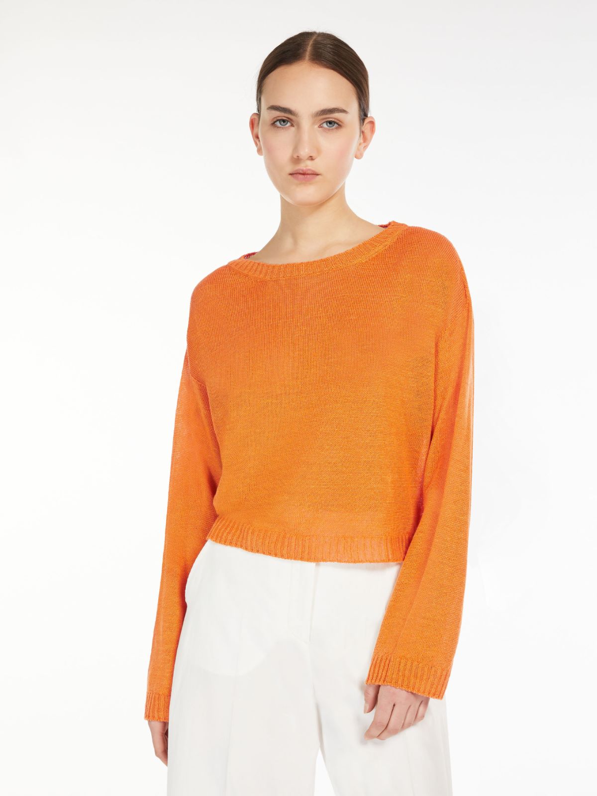 Maglia in filato di lino