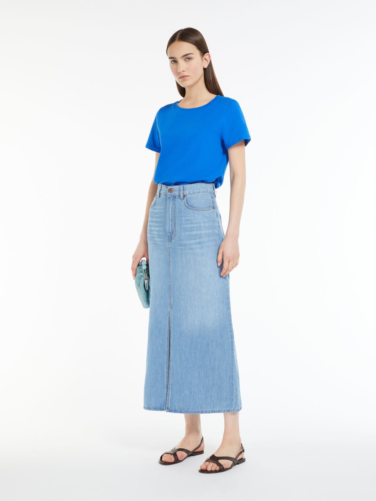 T-shirt in jersey di cotone organico