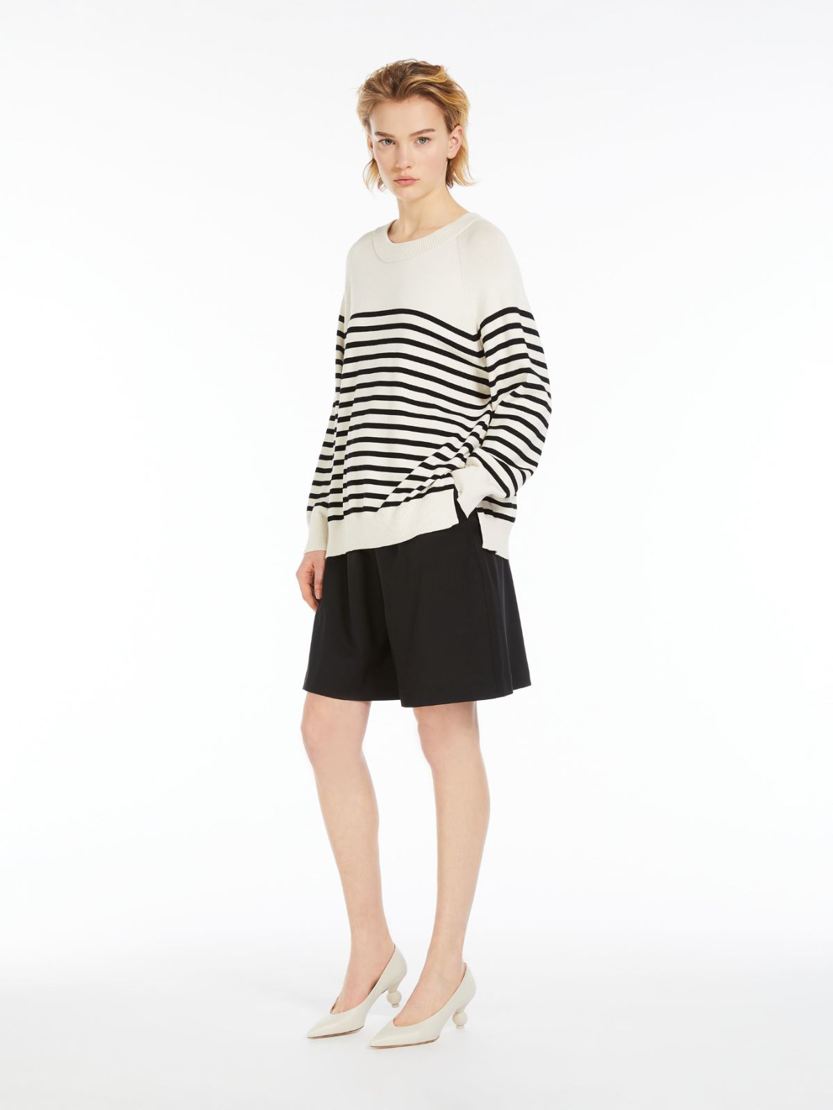 Bermuda in tela di lana