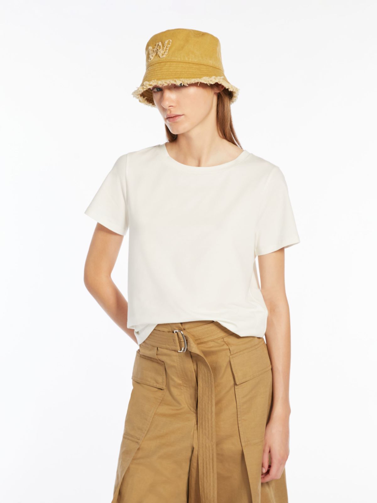 T-shirt in jersey di cotone organico