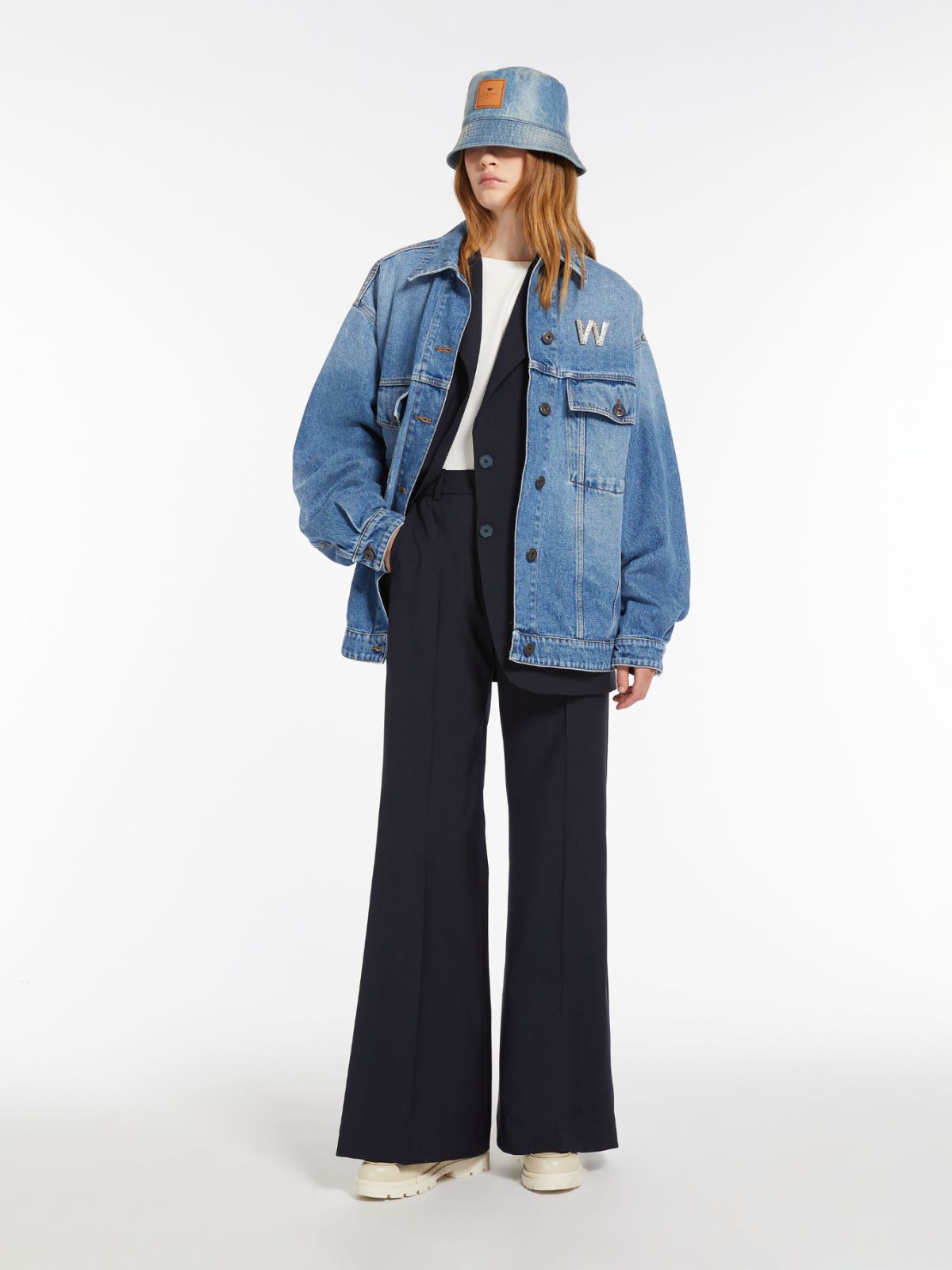 Giubbotto over in denim