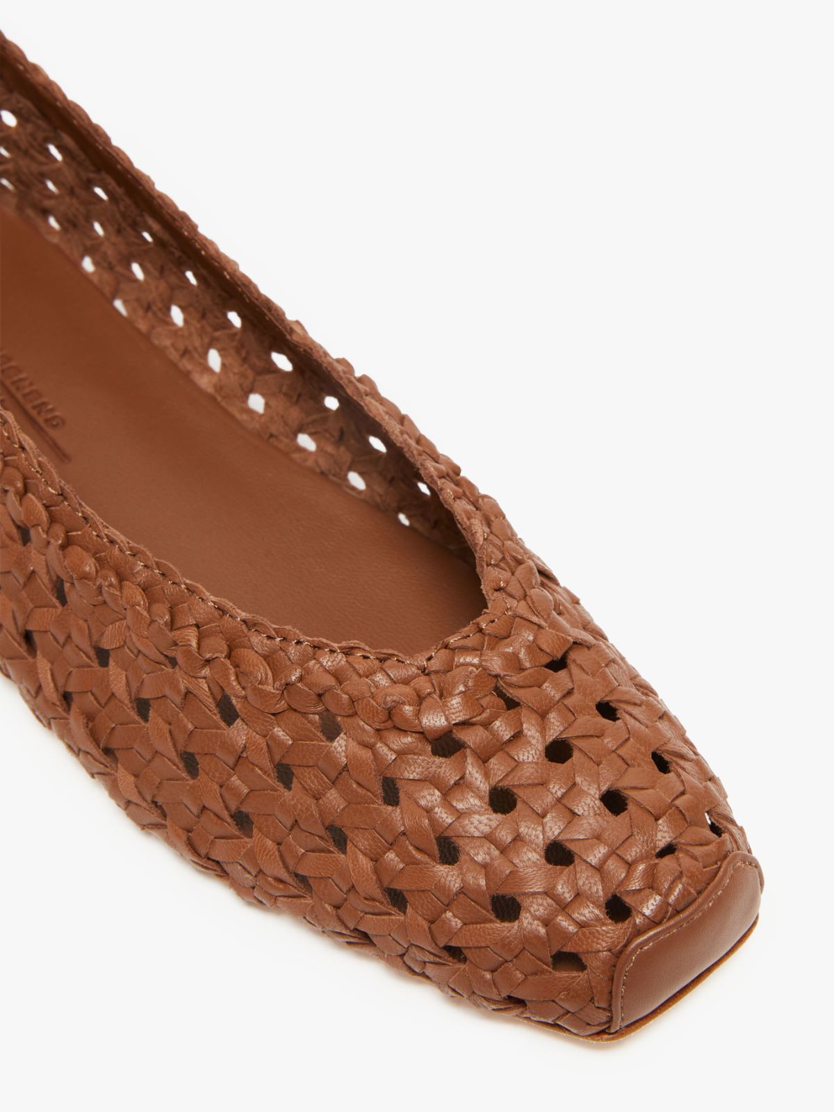 Ballerine in nappa intrecciata