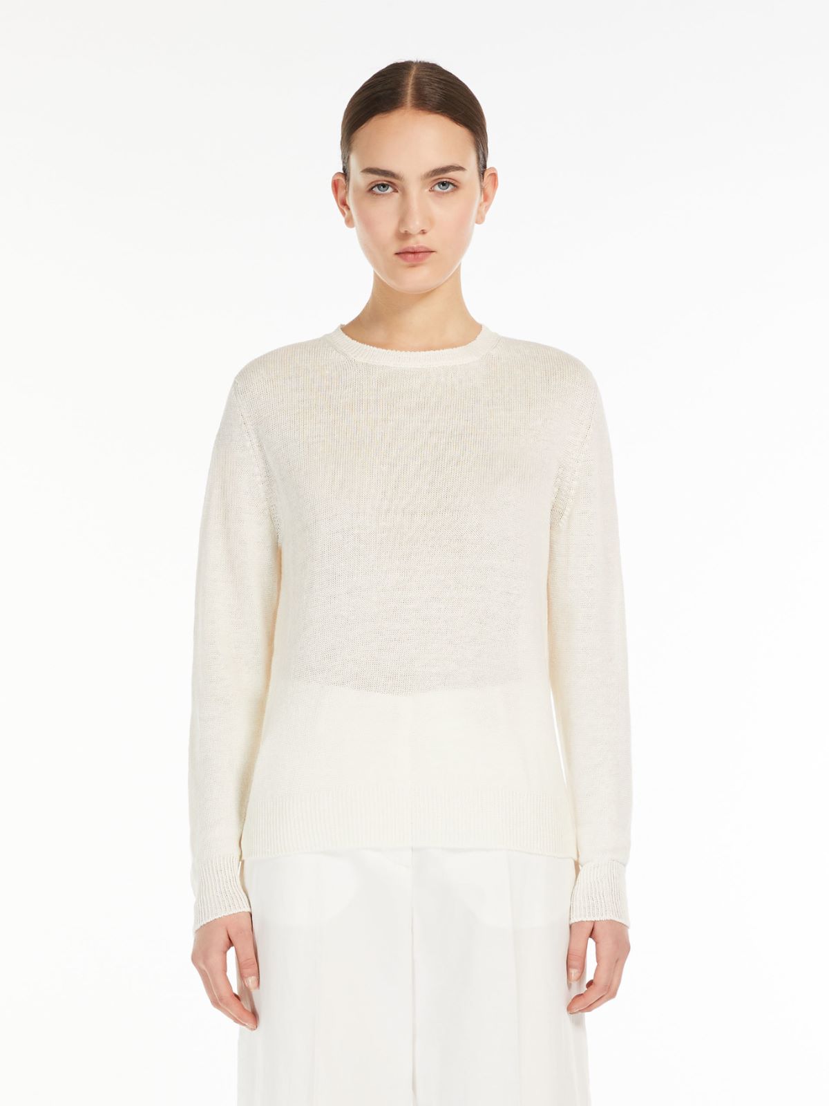 Maglia in filato di lino