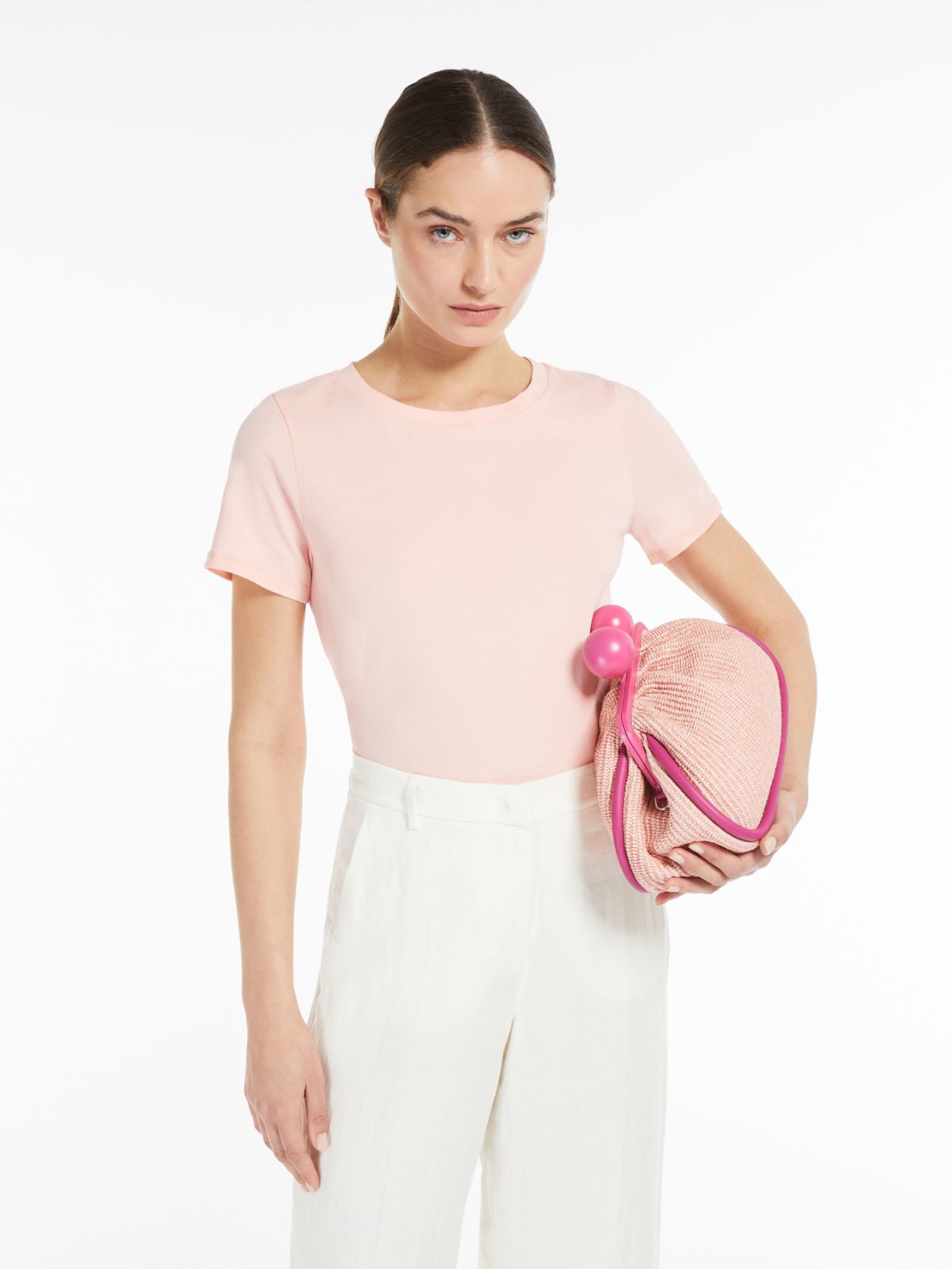 T-shirt in jersey di cotone organico