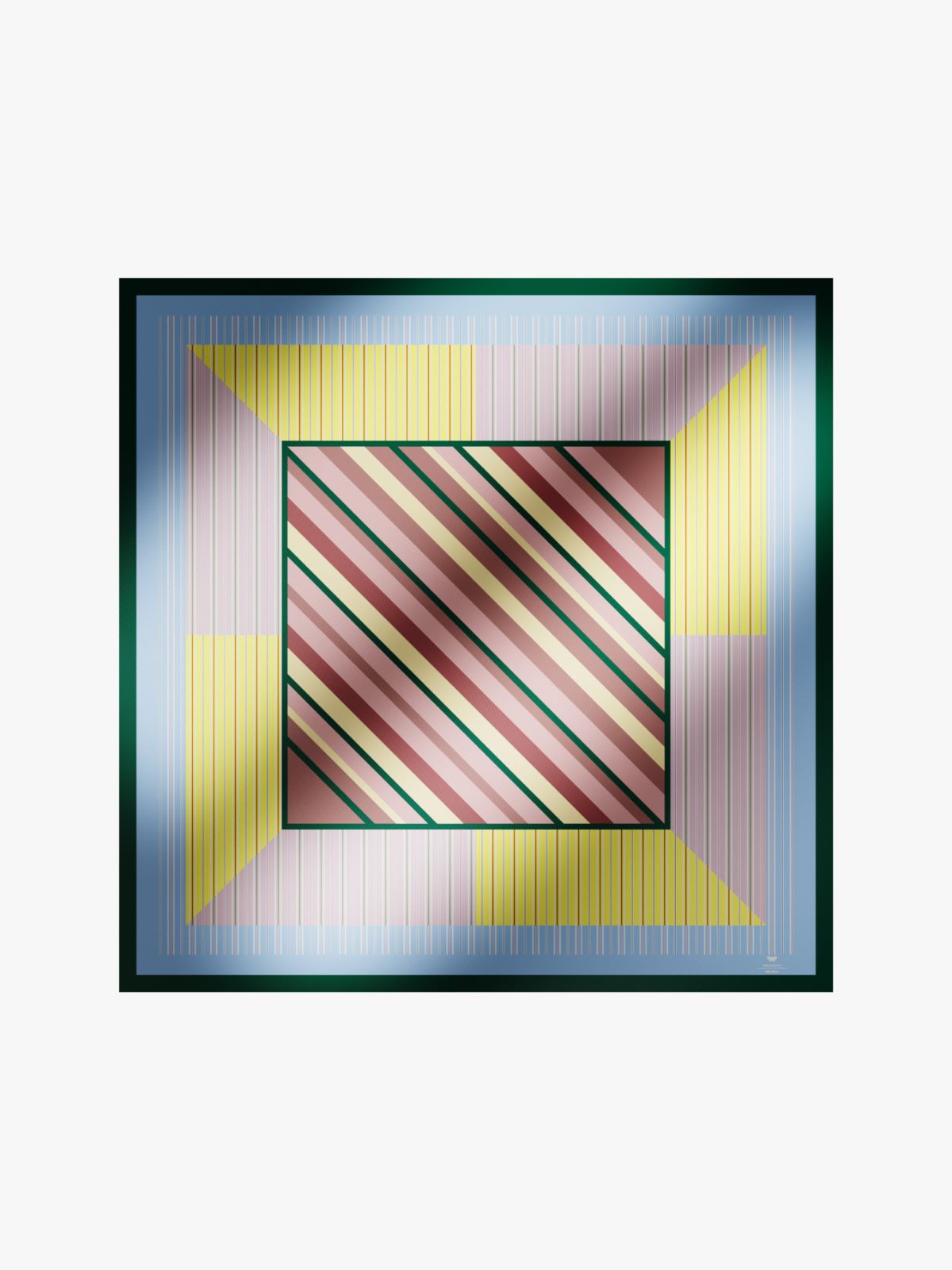 Scialle in twill di seta