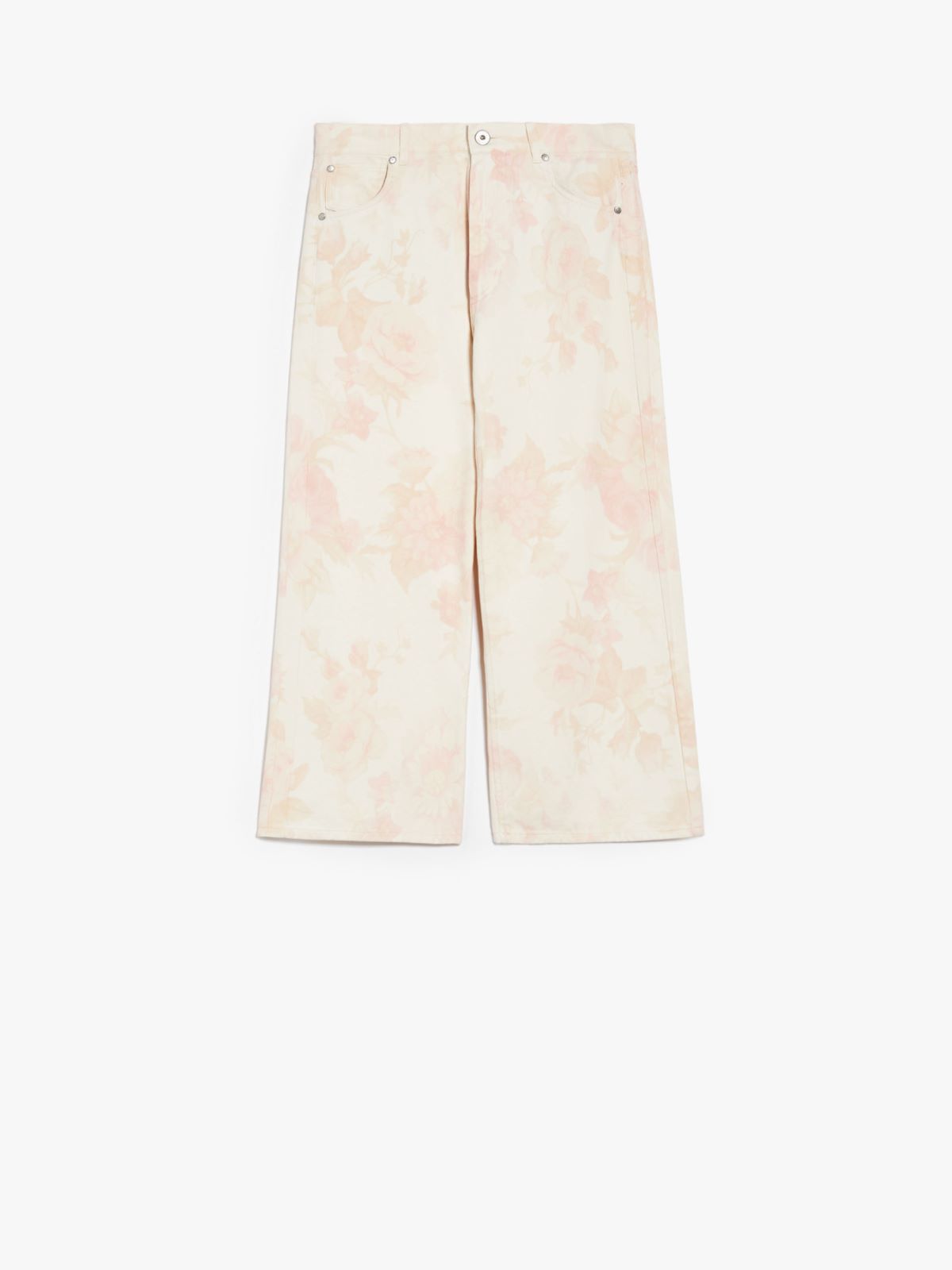 Pantalone in cotone stampato