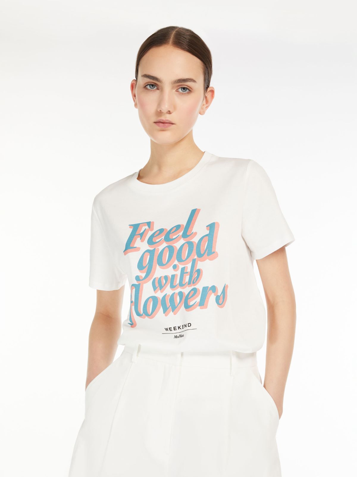 T-shirt in jersey di cotone