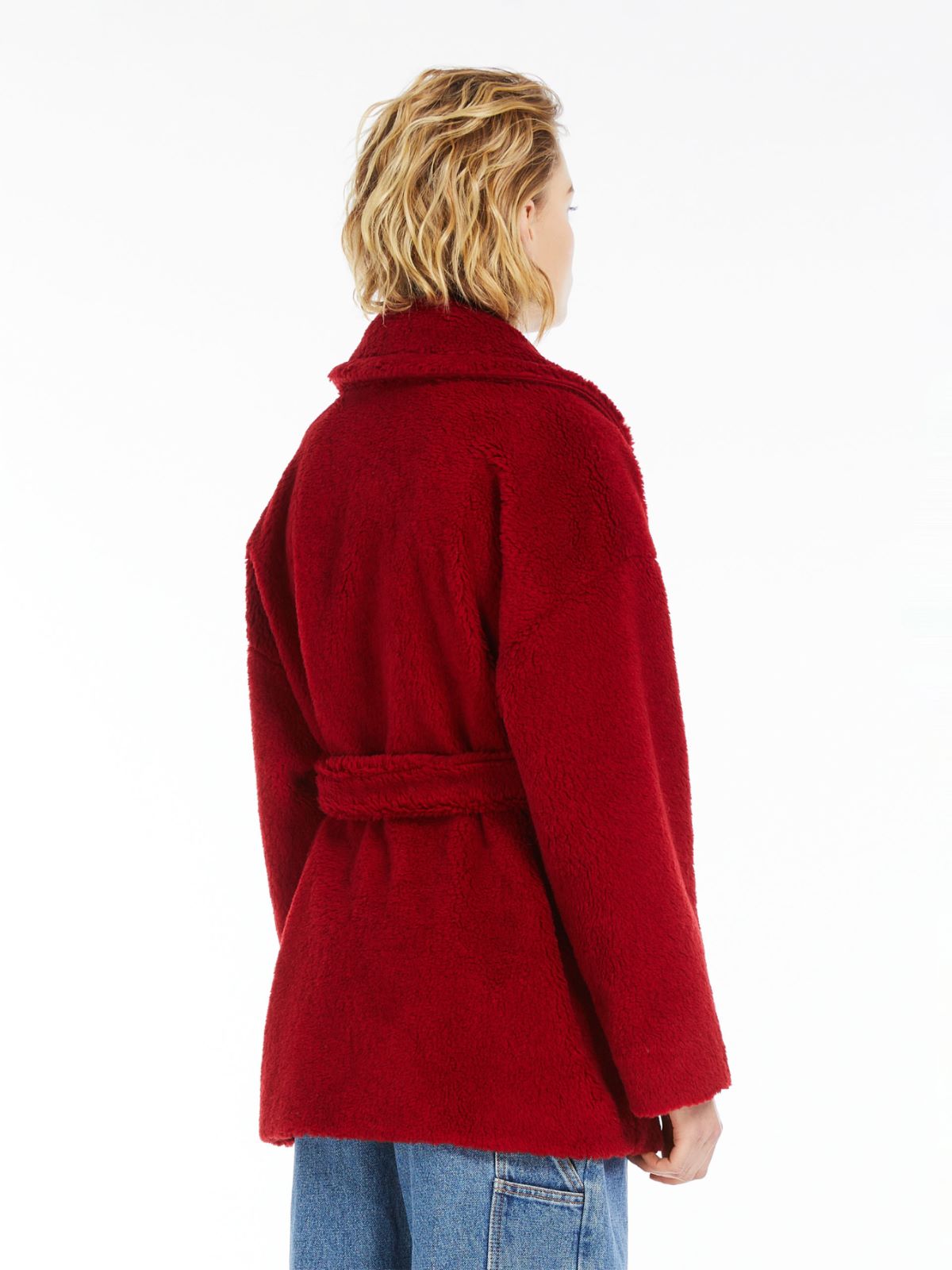 Giaccone in tessuto di lana