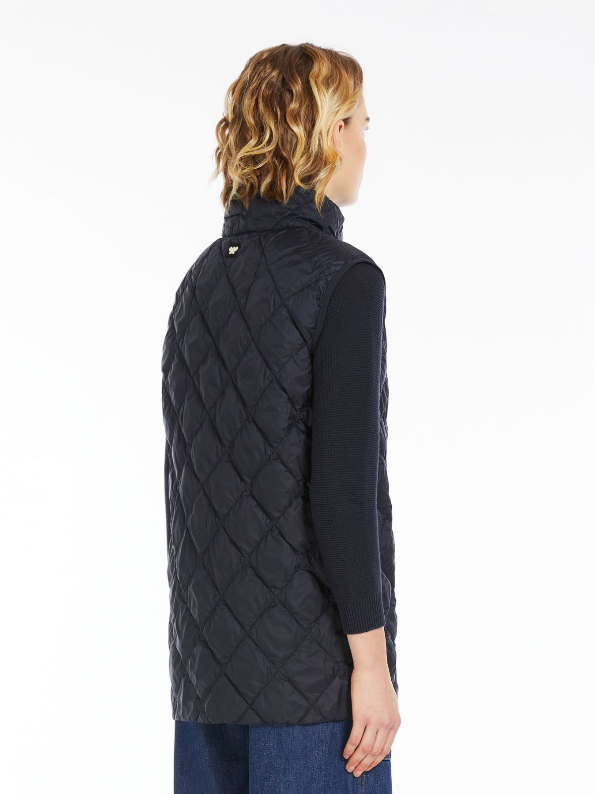 Gilet in tessuto antigoccia trapuntato