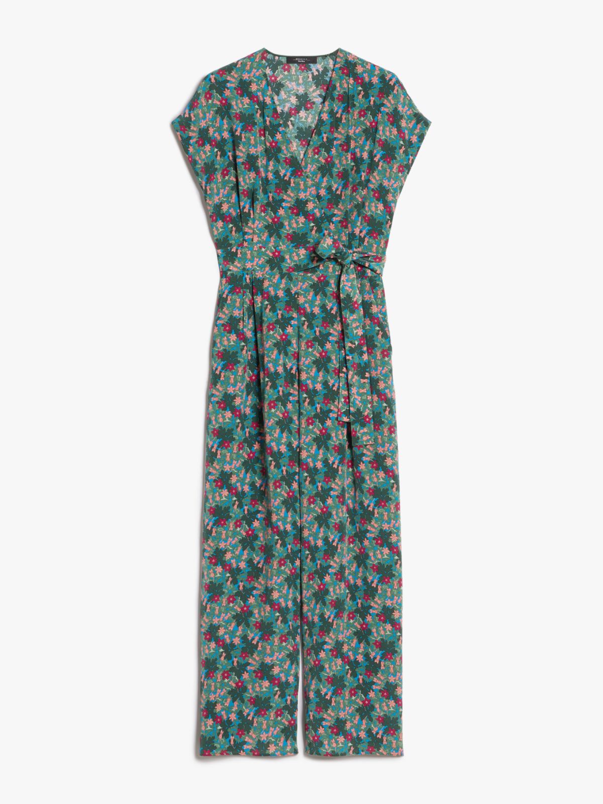 Tuta in crêpe de Chine di seta