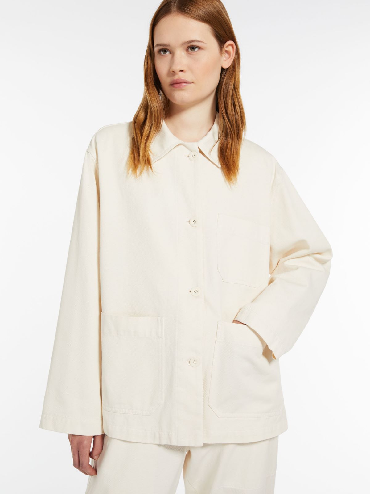 Giacca in cotone con tasche