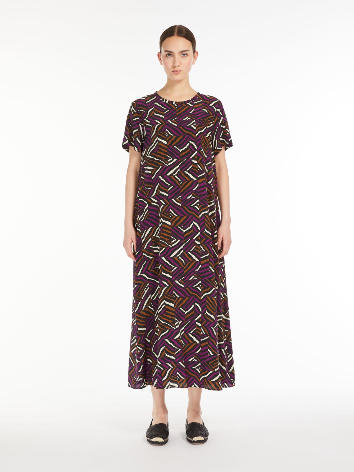 Abito in crêpe de Chine di seta