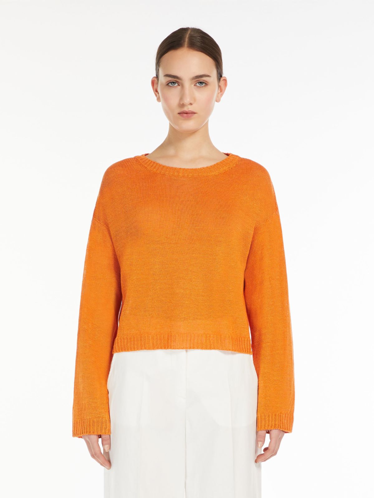 Maglia in filato di lino