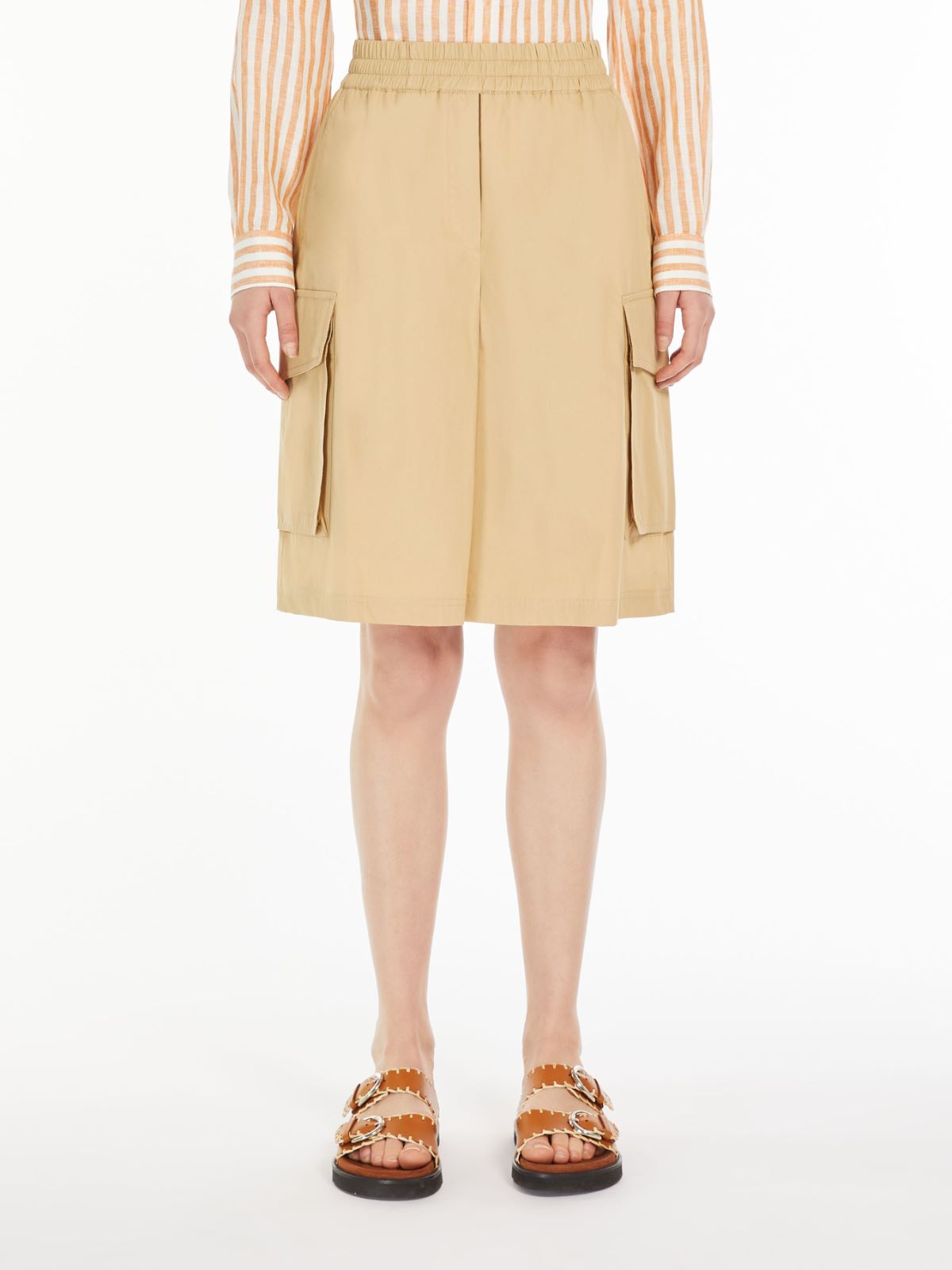 Bermuda in popeline di cotone