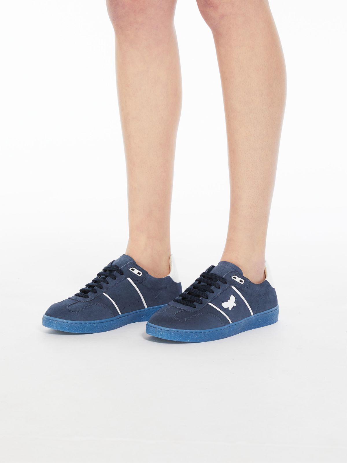 Sneaker low top in pelle