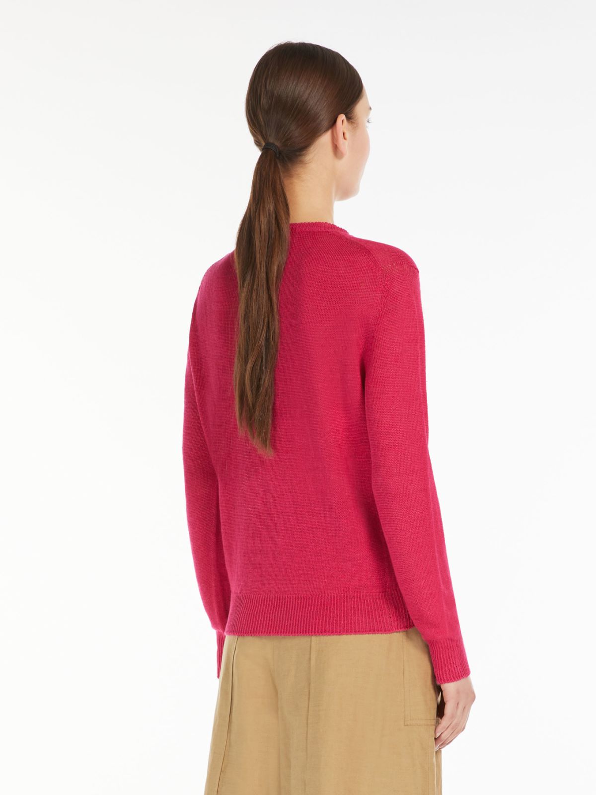 Maglia in filato di lino