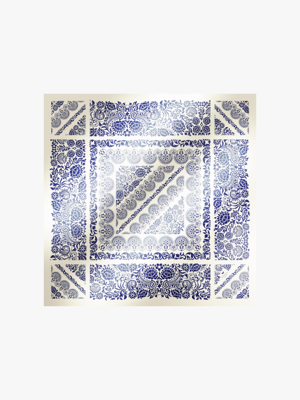 Foulard in twill di seta