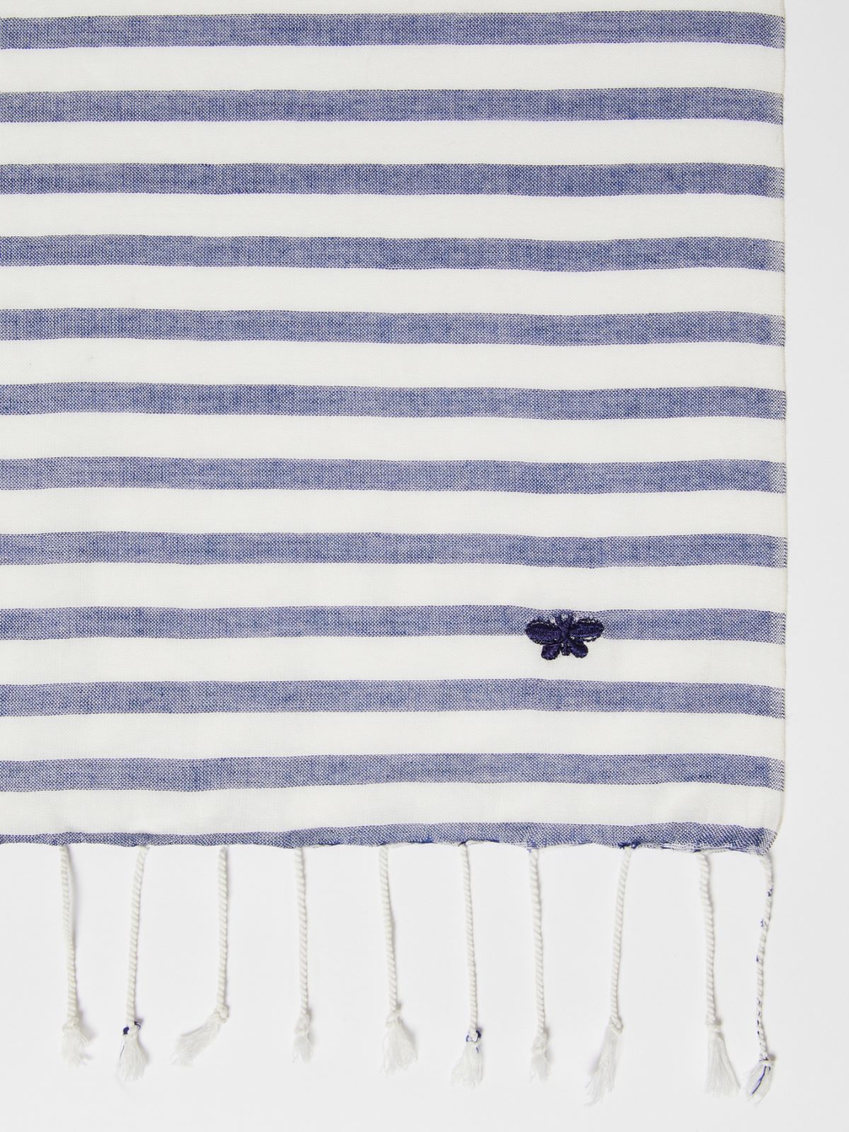 Stola in cotone tinto filo