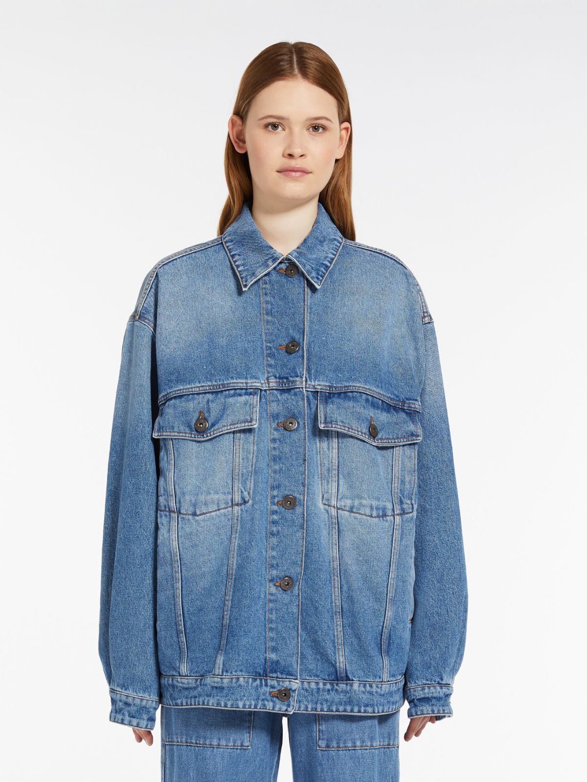 Giubbotto over in denim