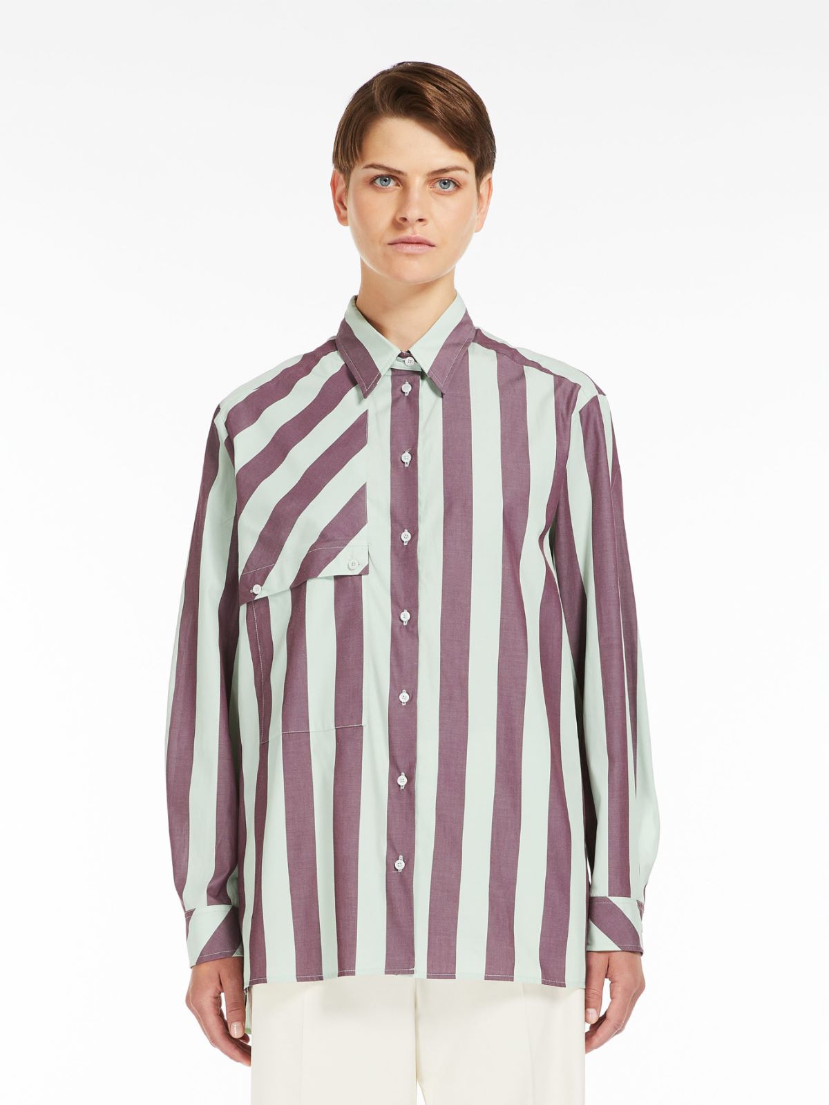 Casacca in popeline di cotone