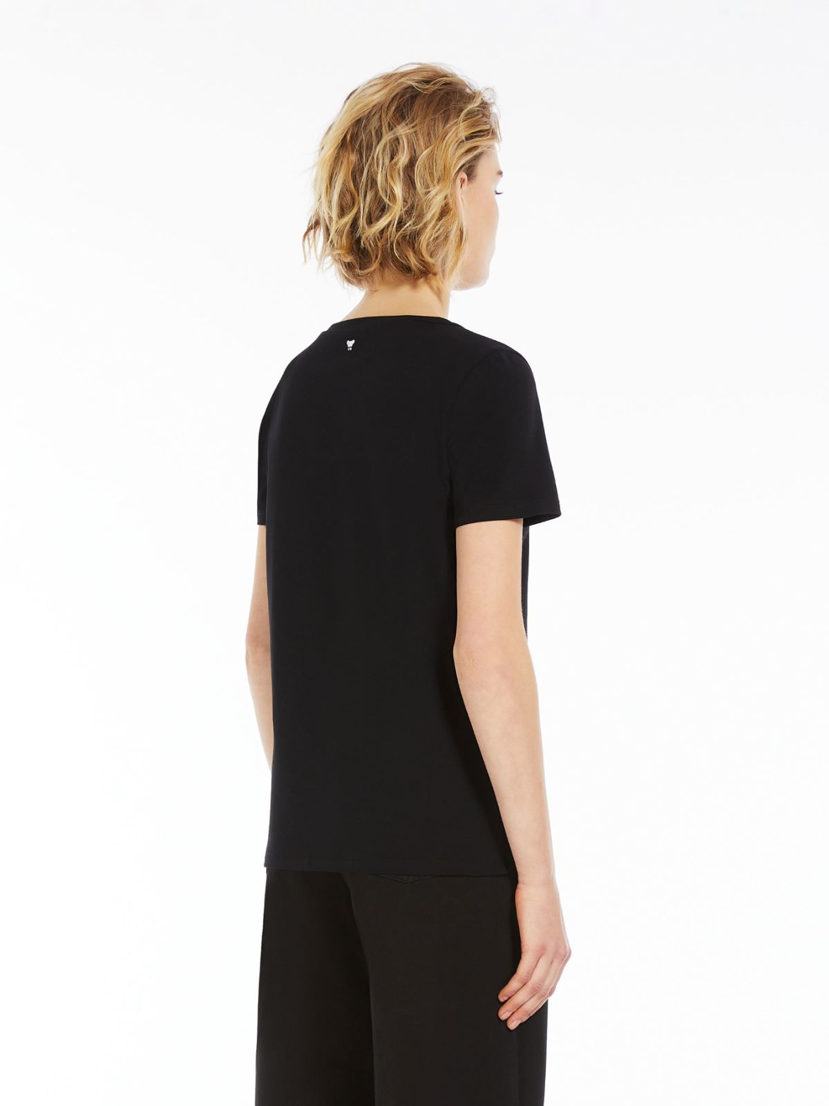 T-shirt dritta in cotone organico