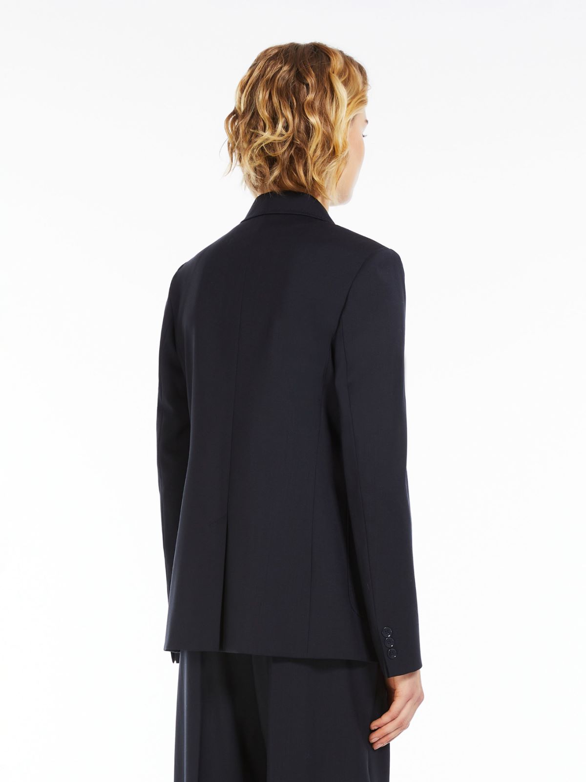 Blazer sartoriale in tela di lana