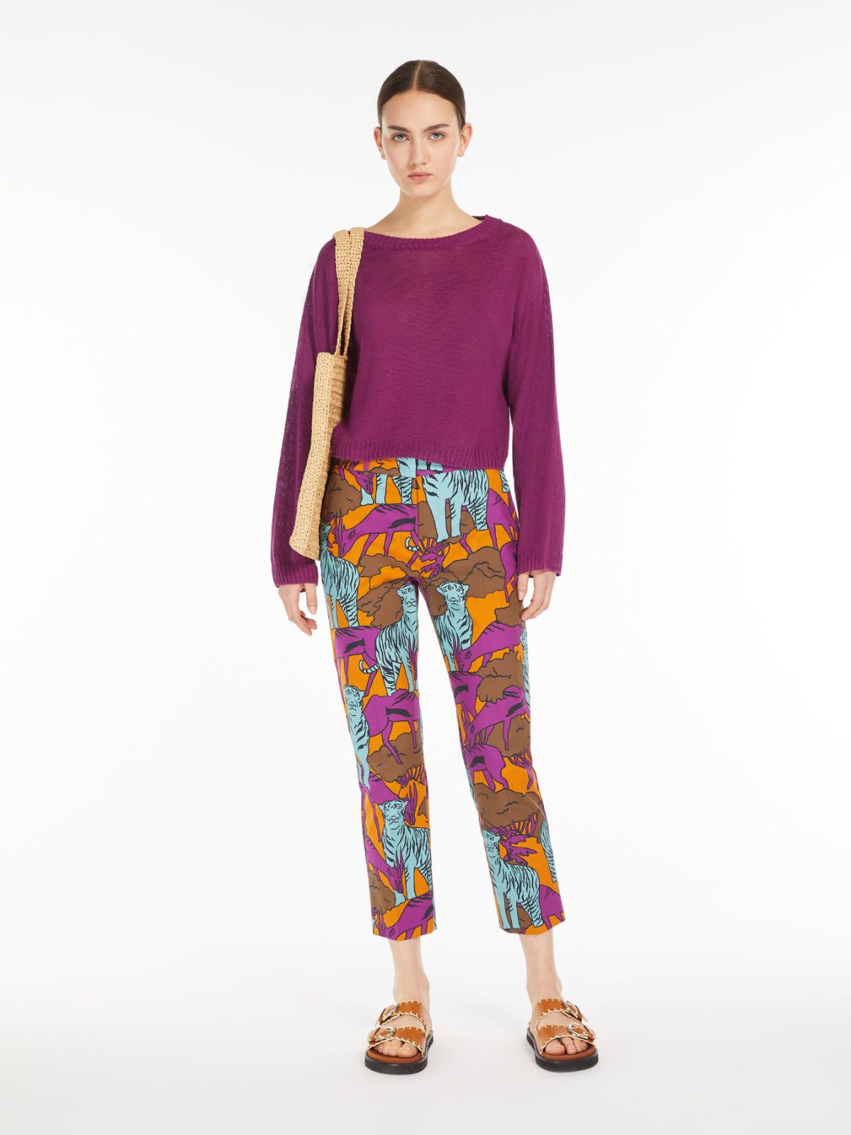 Maglia in filato di lino