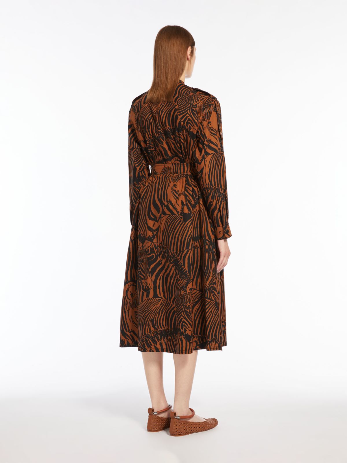 Abito in popeline di cotone