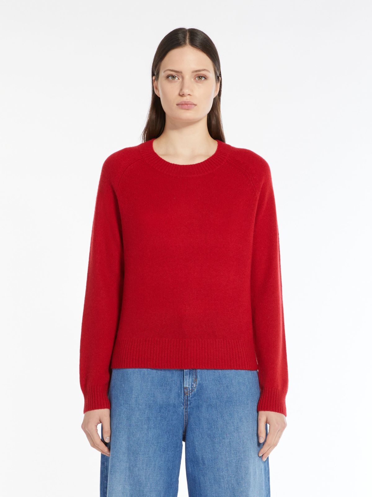 Maglia girocollo in cachemire