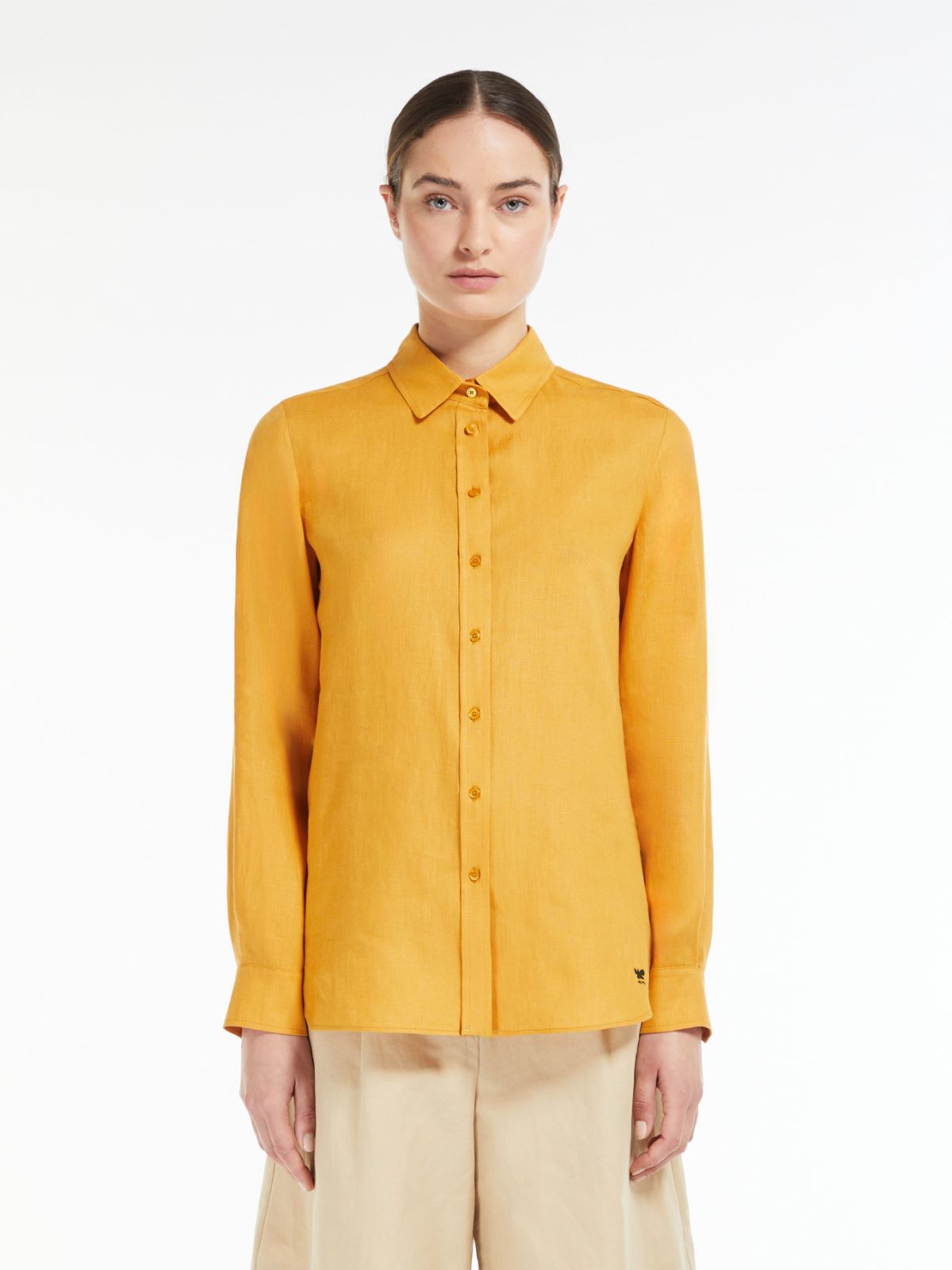 Camicia classica in lino