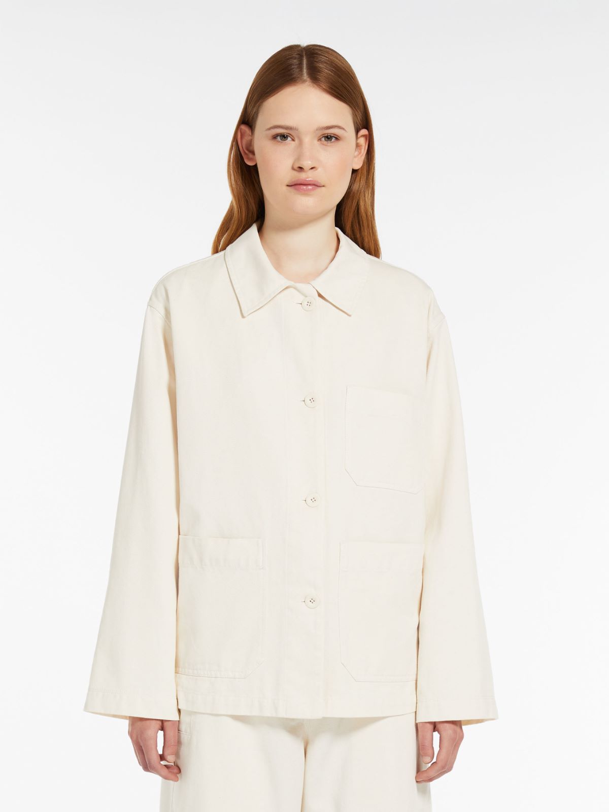 Giacca in cotone con tasche