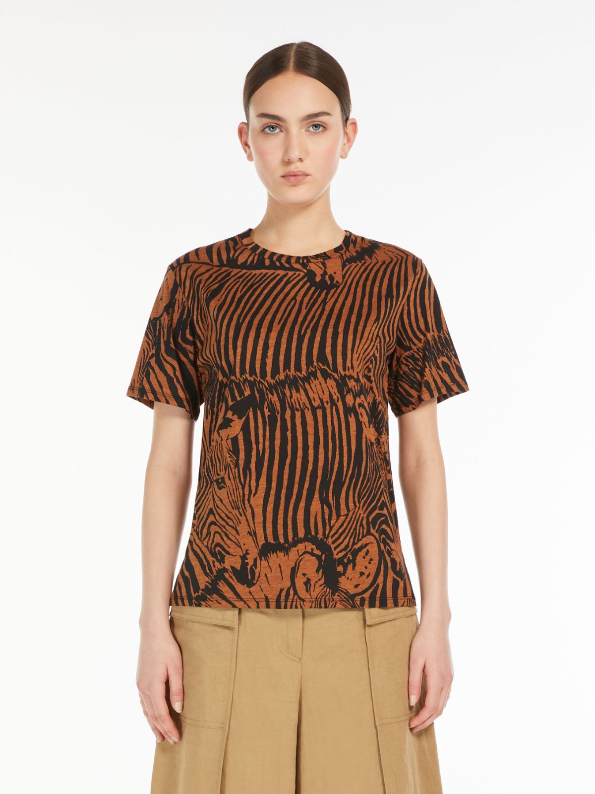 T-shirt in jersey di cotone organico