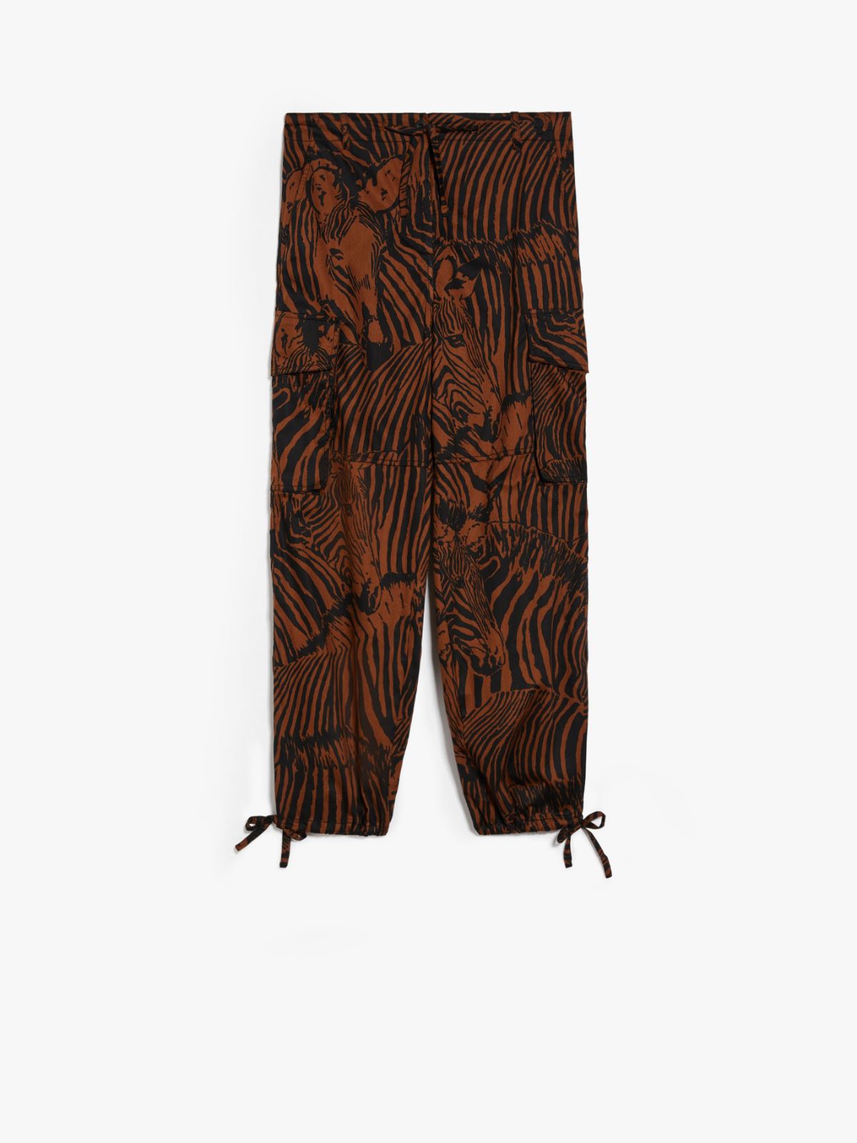 Pantalone cargo in twill di cotone