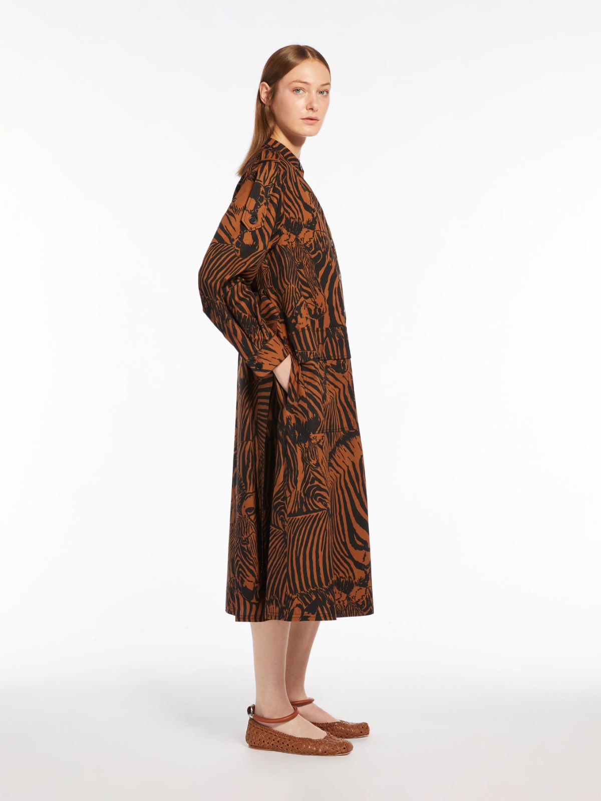 Abito in popeline di cotone