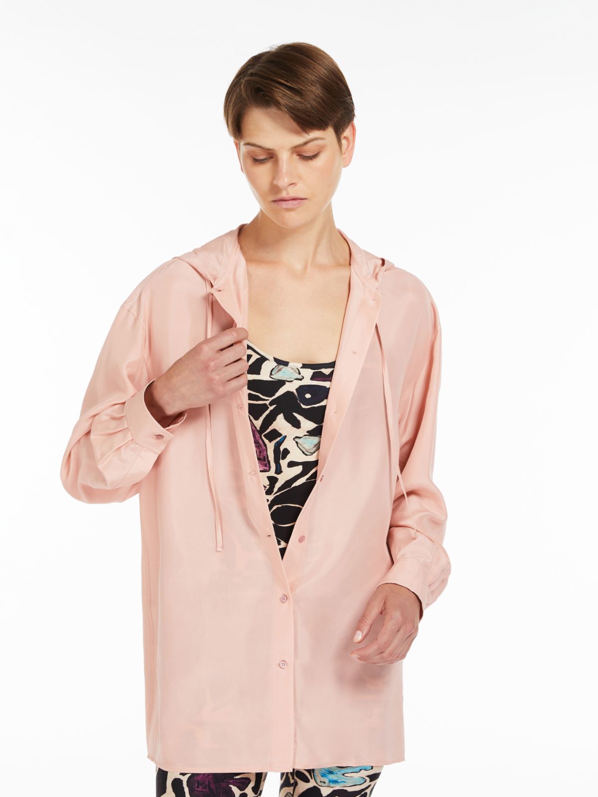 Casacca in seta habotai