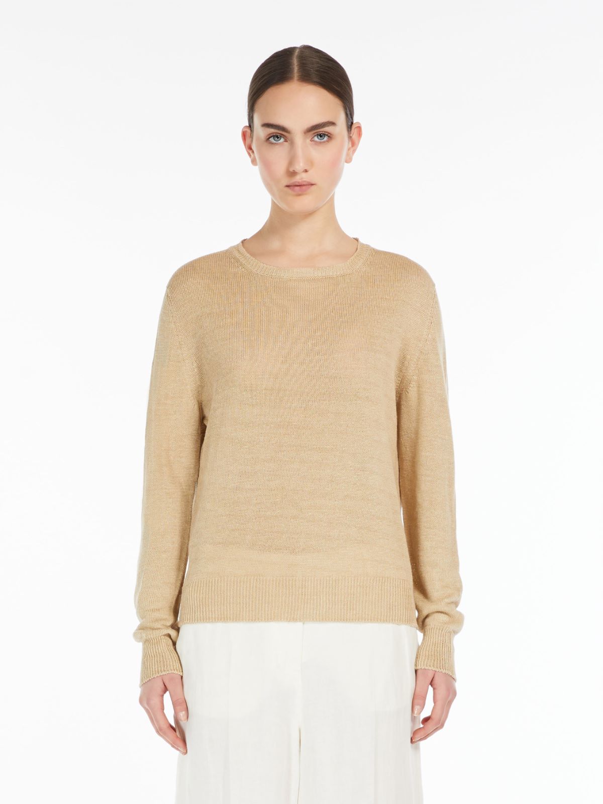 Maglia in filato di lino