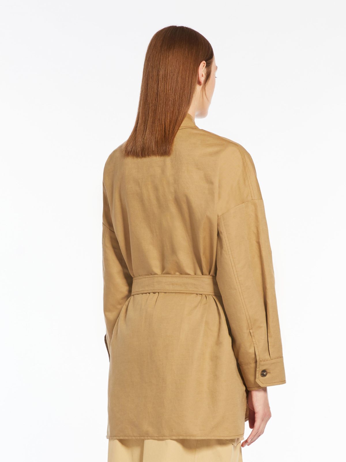 Giacca in stuoia di misto cotone