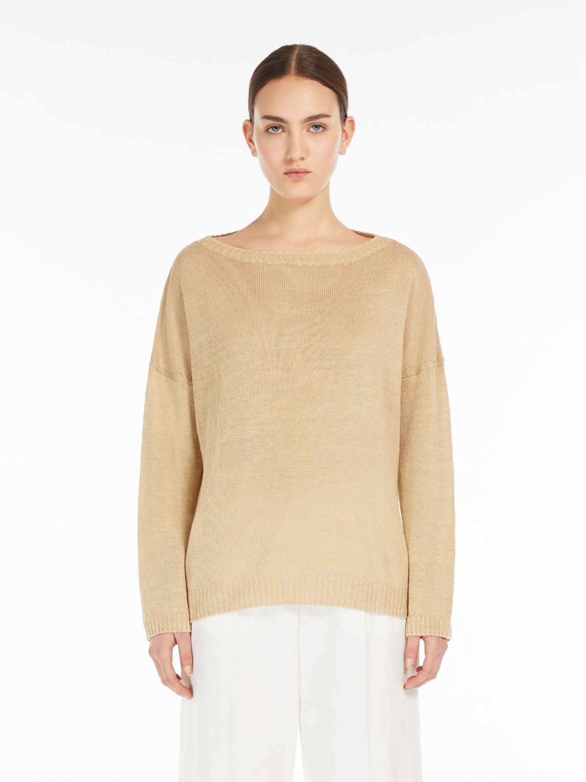 Maglia in filato di lino