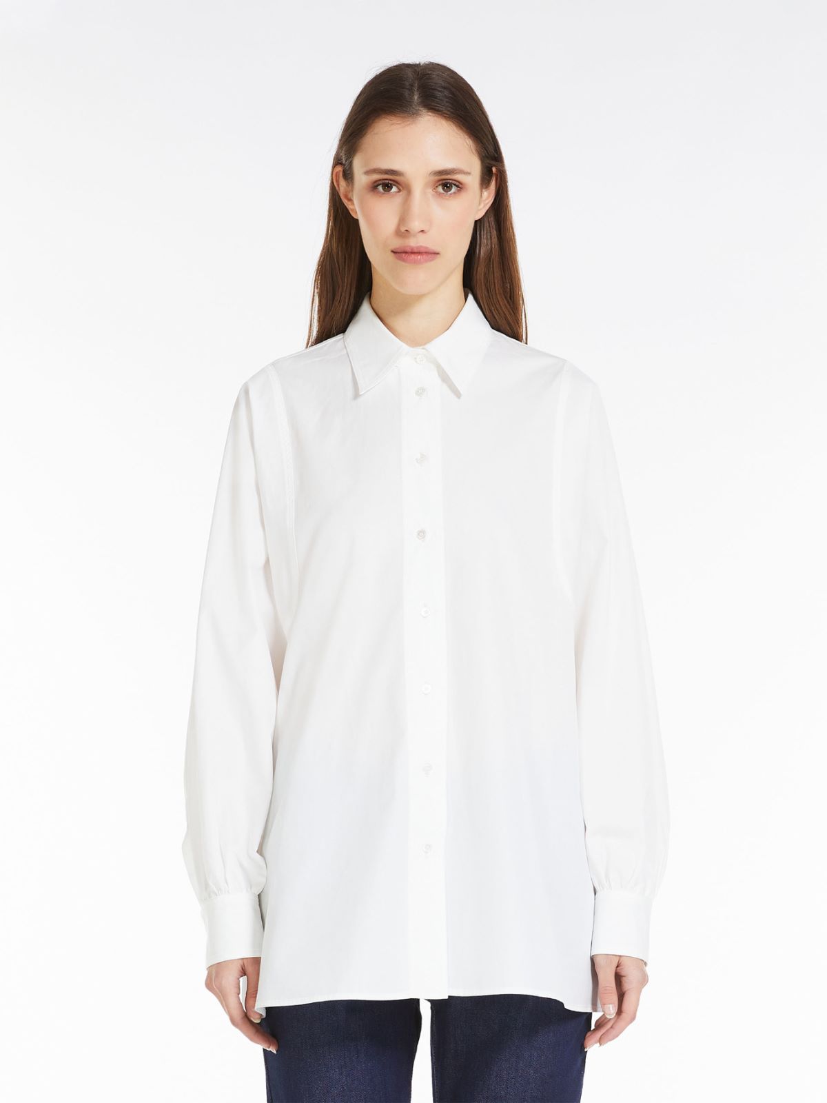 Camicia in cotone a righe