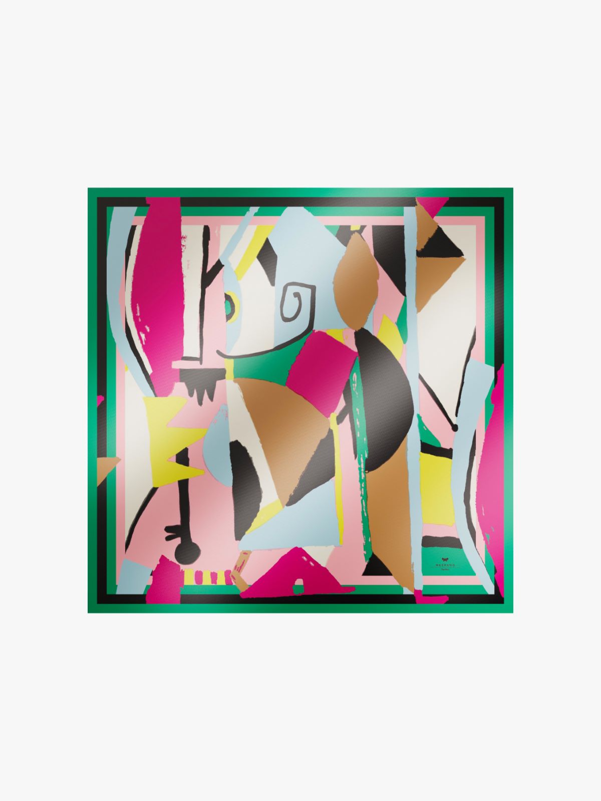 Foulard in twill di seta