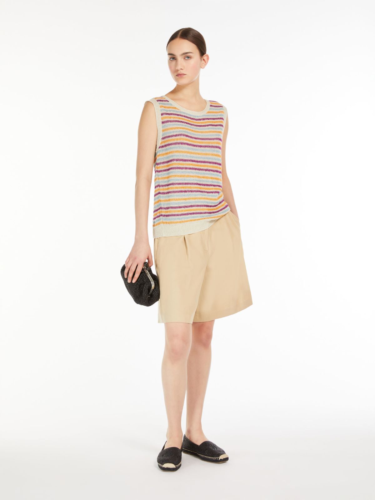 Maglia in filato di lino