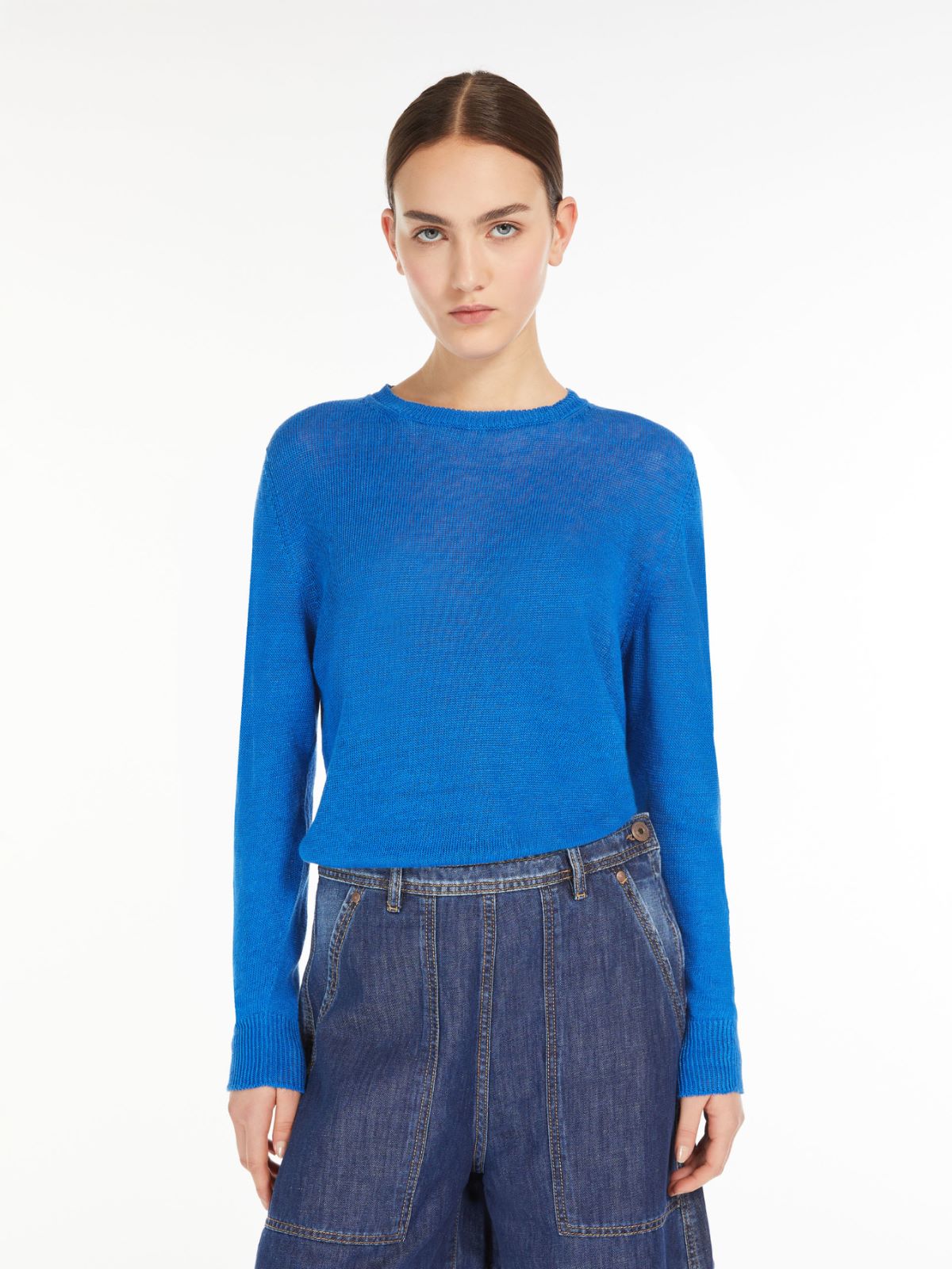 Maglia in filato di lino