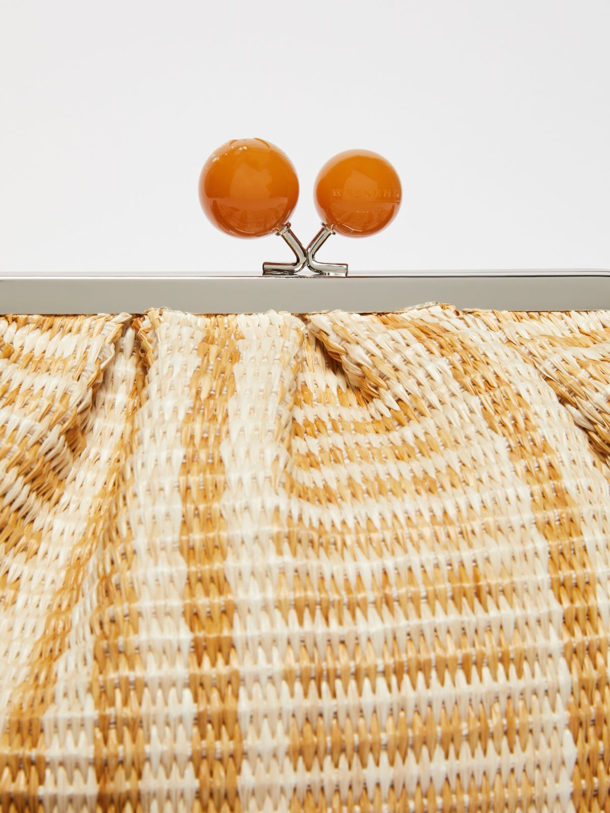 Pasticcino Bag Medium effetto rafia jacquard