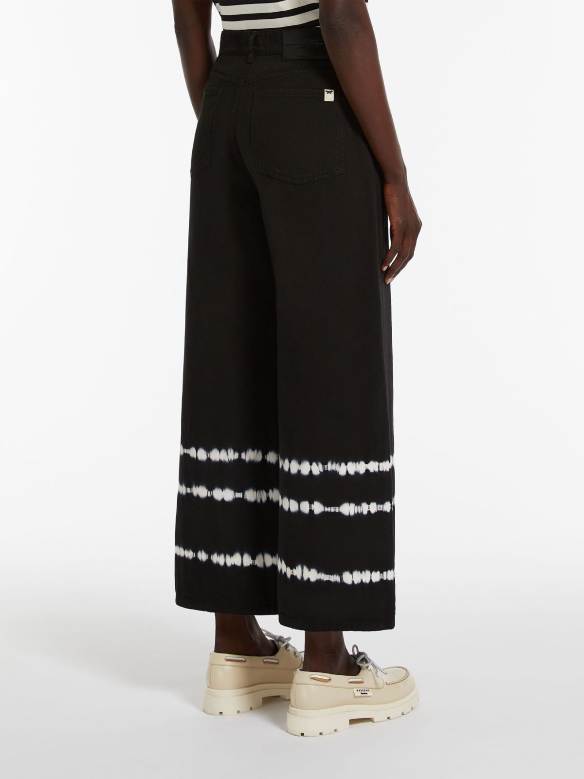 Pantalone in cotone tie & dye