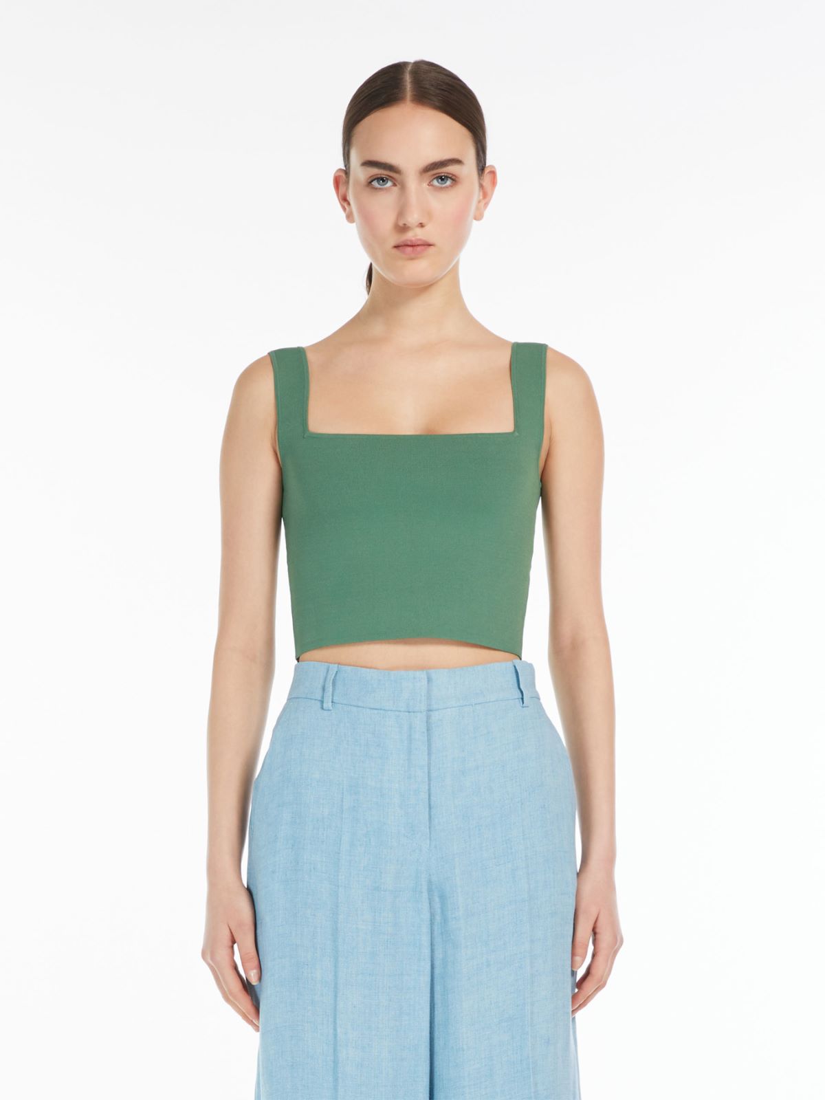 Canotta in filato di viscosa