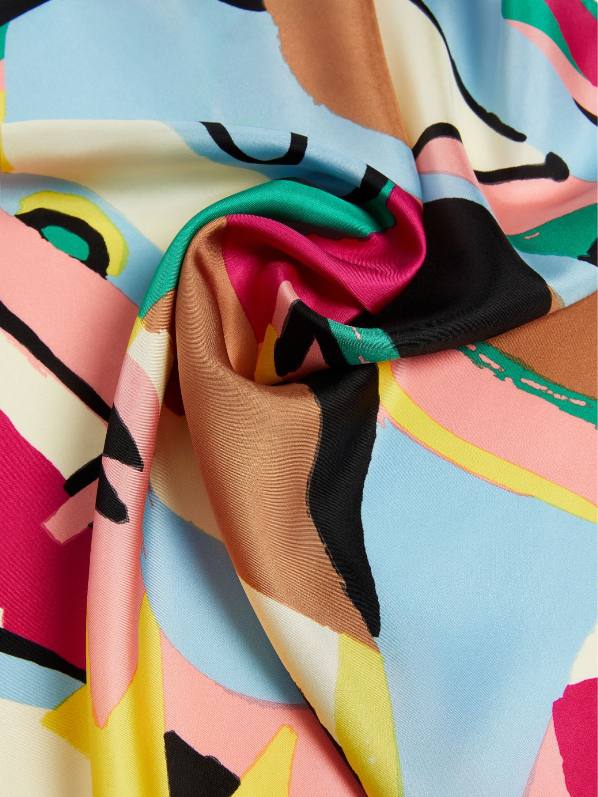 Foulard in twill di seta