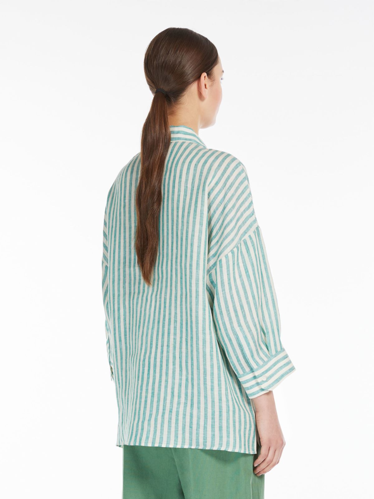 Camicia in tela di lino