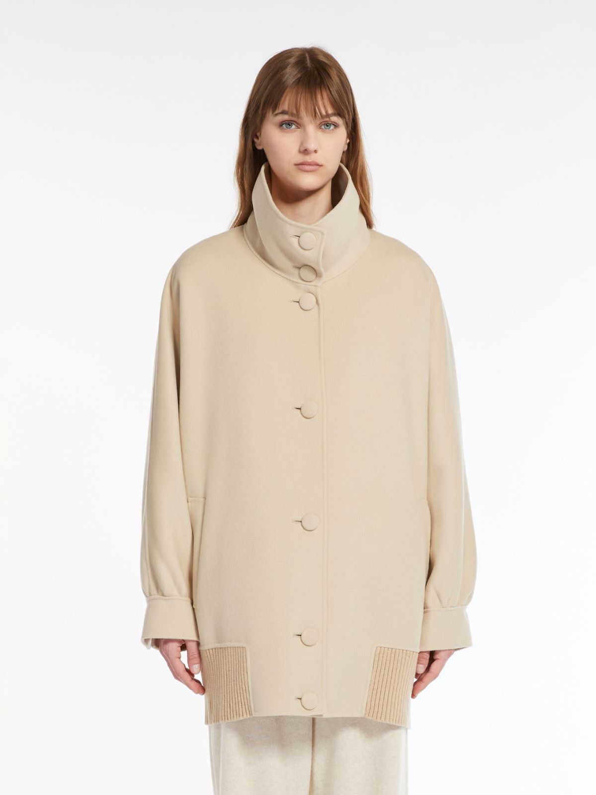 Bomber in lana double